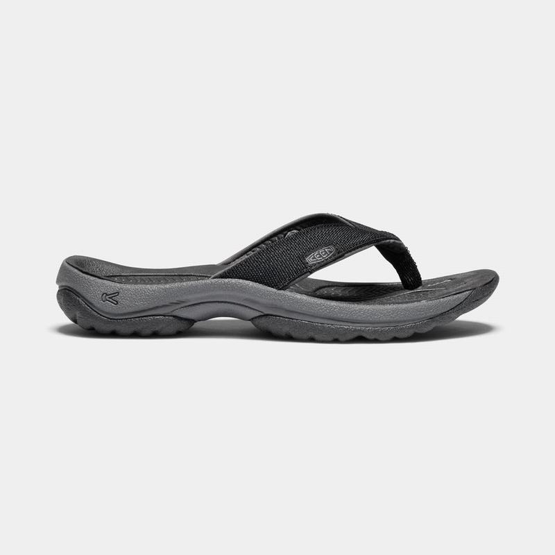 Keen Kona Flip II Womens Flip Flops Black Online (8134-LGDMO)